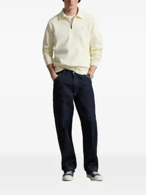 Polo Ralph Lauren  quarter-zip logo-embroidered polo shirt