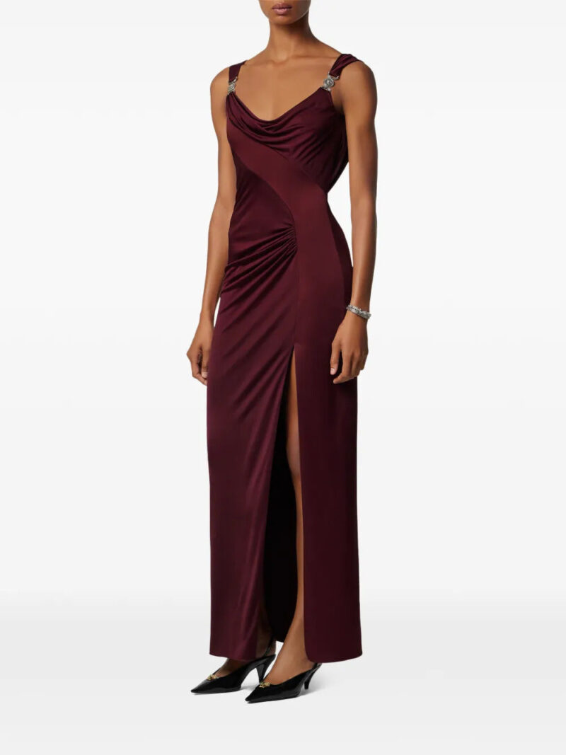 Versace  Medusa-hardware maxi dress