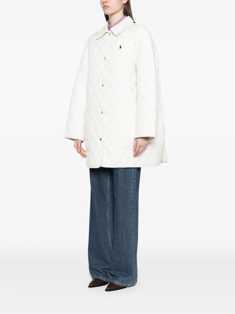 Polo Ralph Lauren logo-embroidered quilted puffer jacket