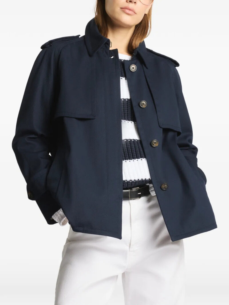 Fay buttoned trench jacket