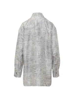 Ferragamo  animal-print shirt