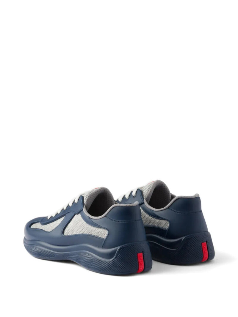 Prada America's Cup bike fabric badge sneakers