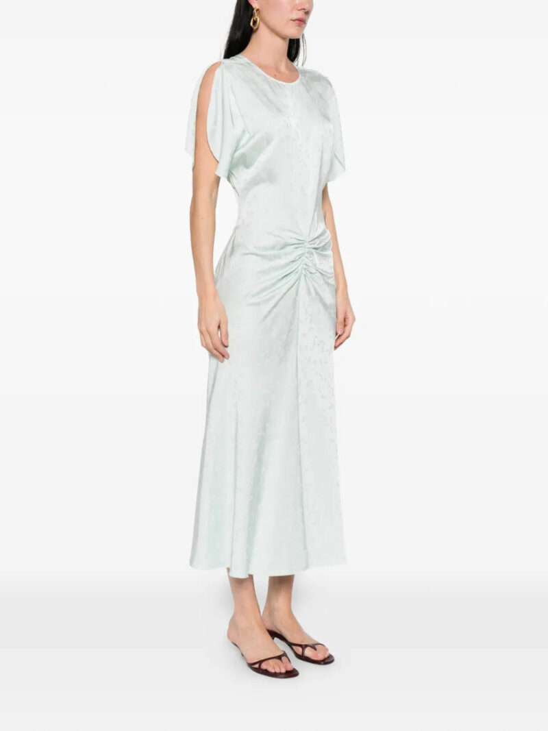 Victoria Beckham floral-pattern midi dress