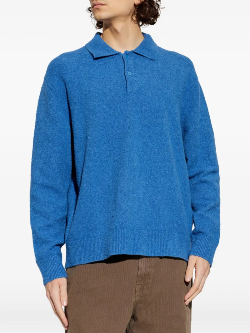 SAMSOE SAMSOE  blue polo shirt
