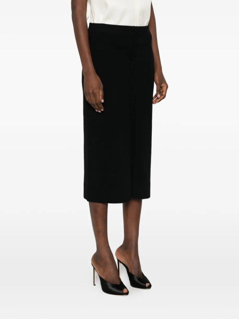 Victoria Beckham  button-detail midi skirt