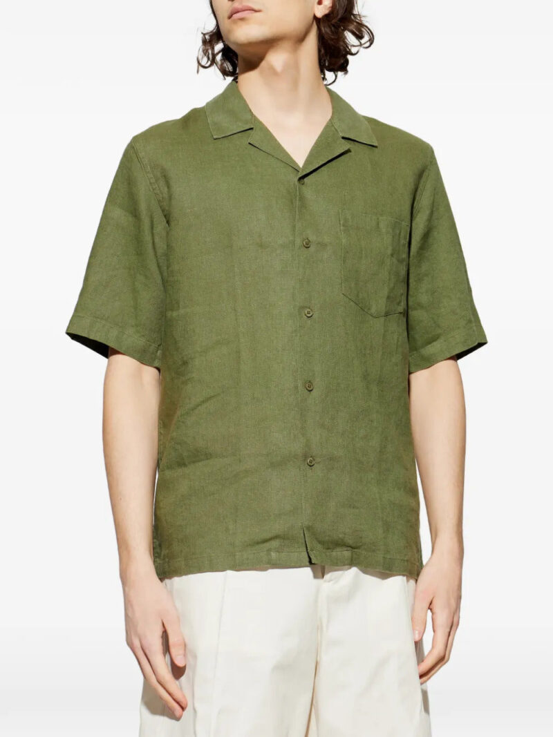 SAMSOE SAMSOE  chest-pocket short-sleeve shirt