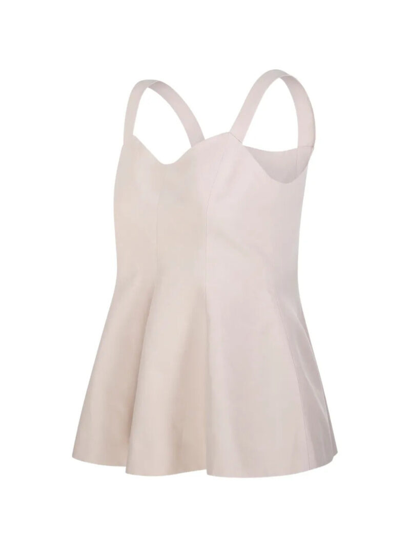 SANDBEIGE  flared straps top