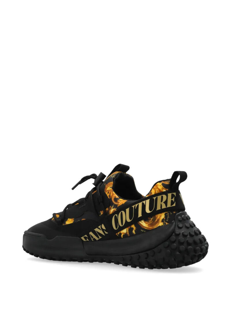 Versace Jeans Couture  pattern lace-up sneakers