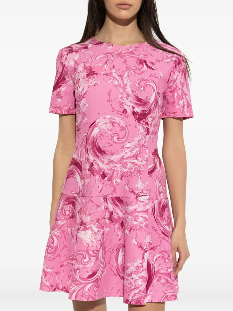 Versace Jeans Couture  baroque-print mini dress