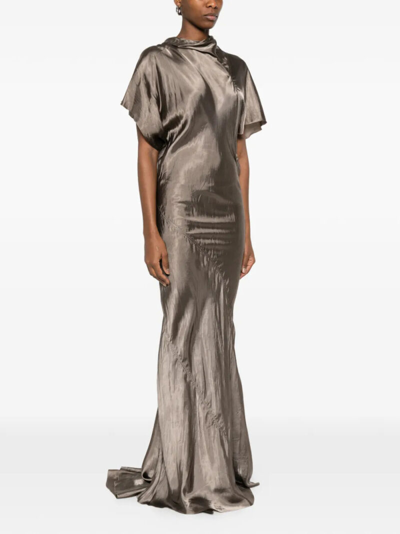 Rick Owens  short-sleeve draped-design maxi dress