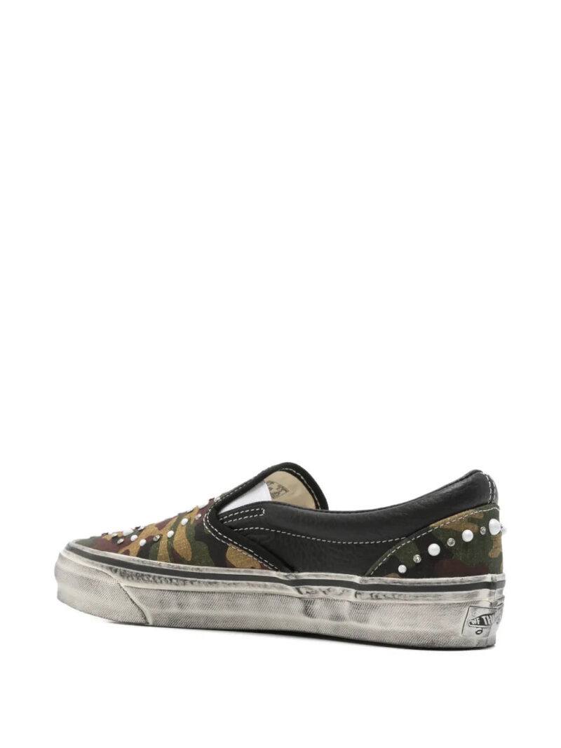 Vans  Premium Classic camouflage-pattern studded sneakers
