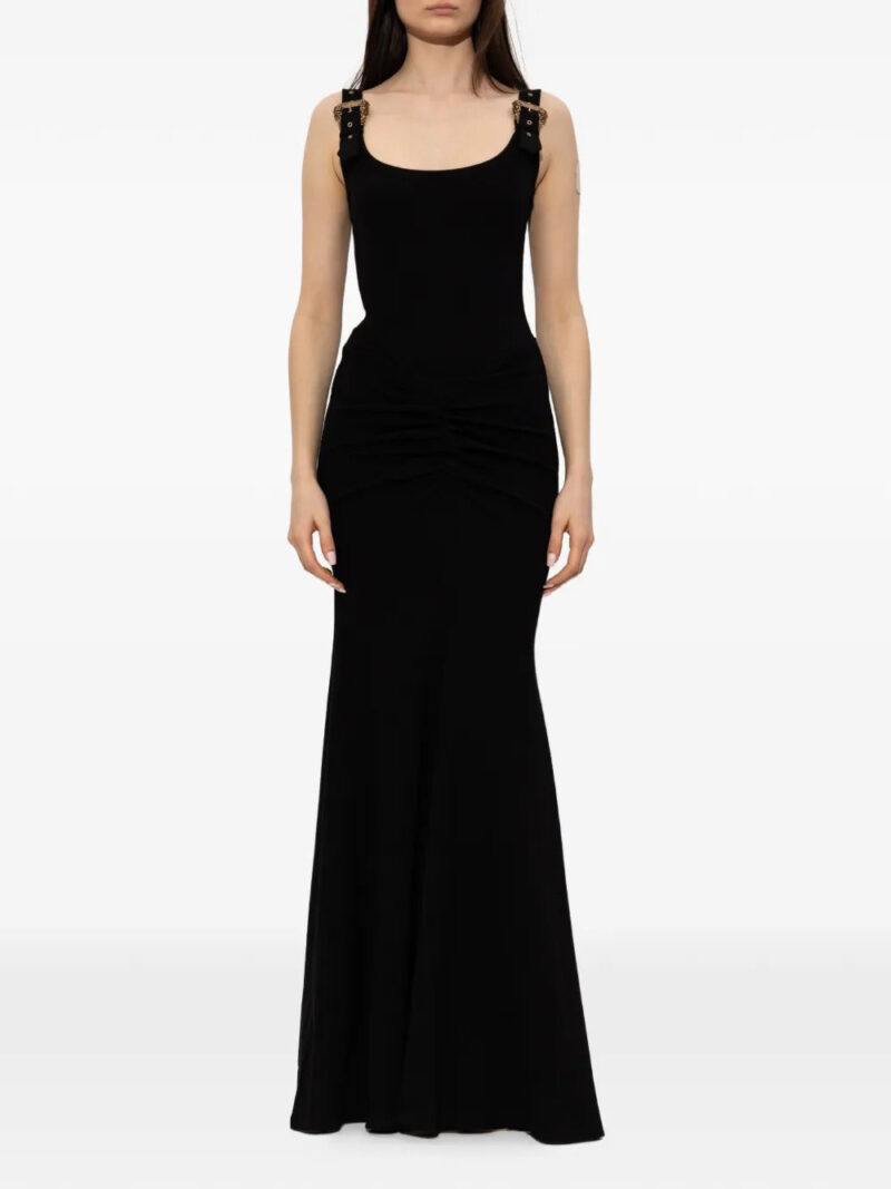 Versace Jeans Couture  Baroque-buckle maxi dress