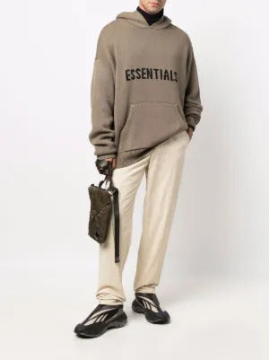 FEAR OF GOD ESSENTIALS  logo lettering hoodie