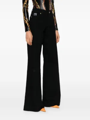 Versace Jeans Couture  high-rise wide-leg jeans