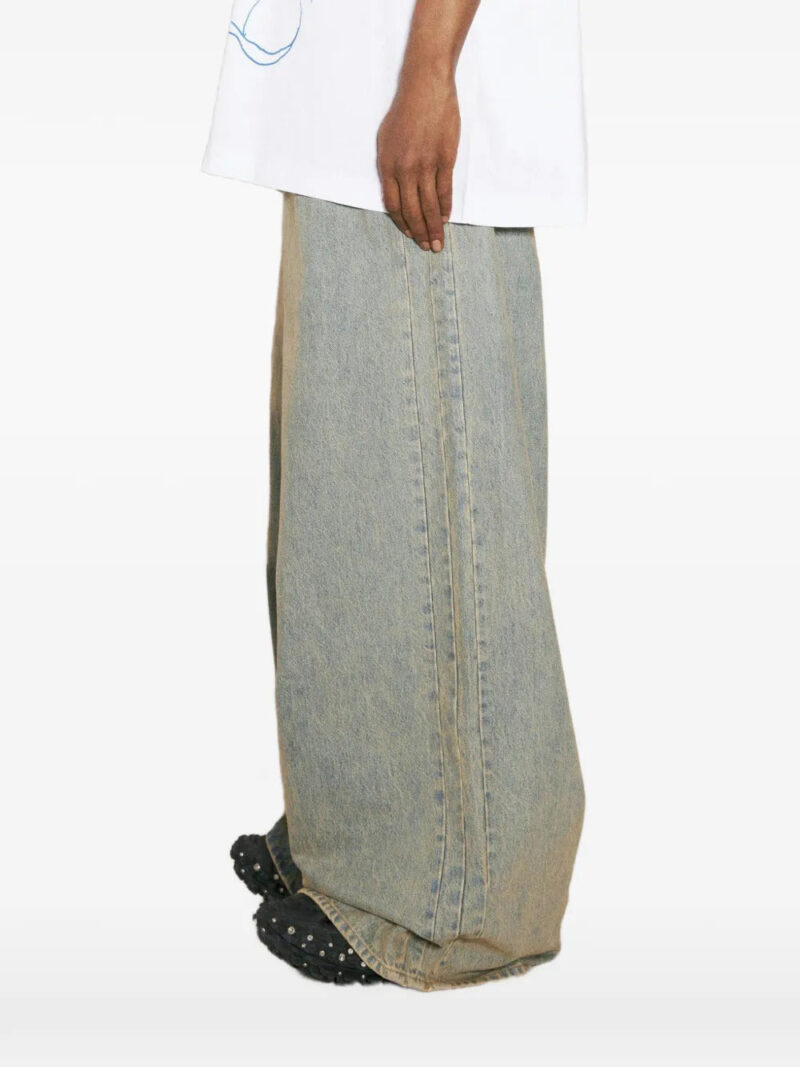 VETEMENTS  faded wide-leg jeans
