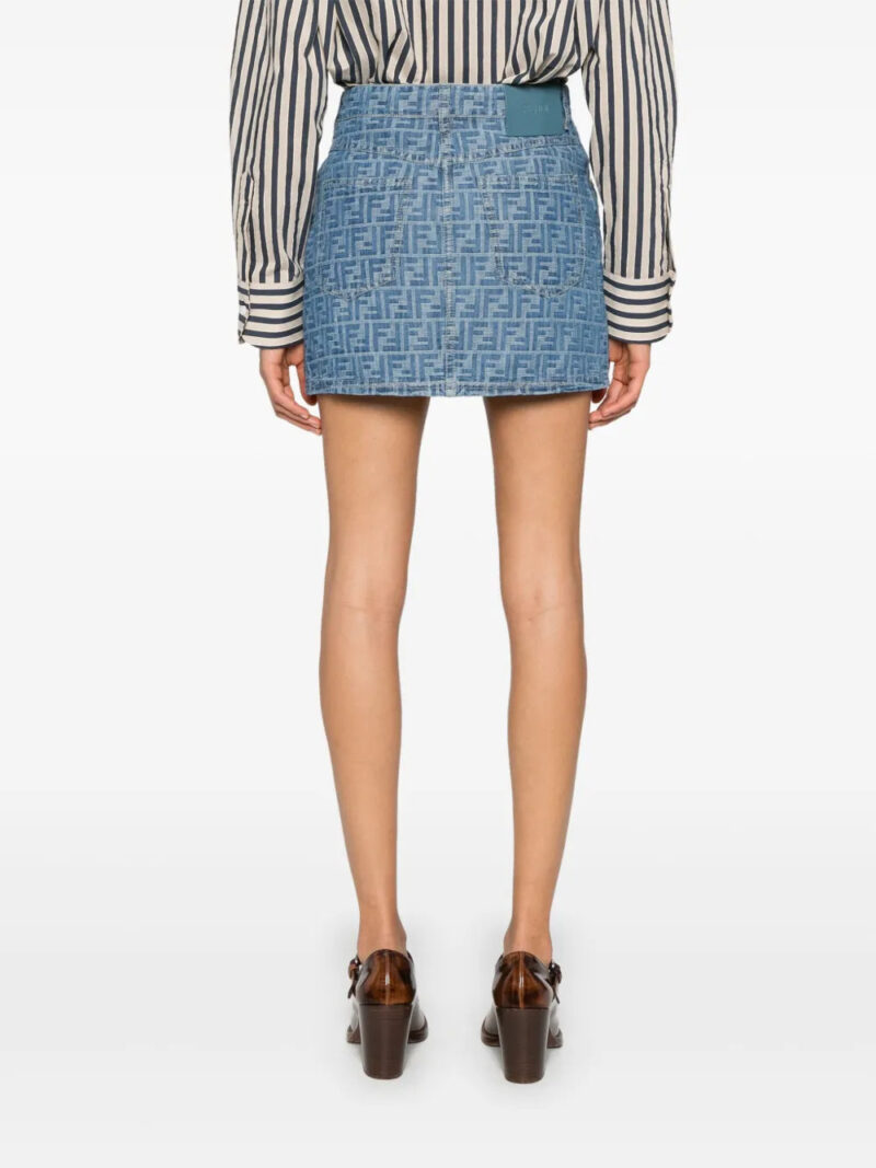 FENDI FF-motif mini skirt