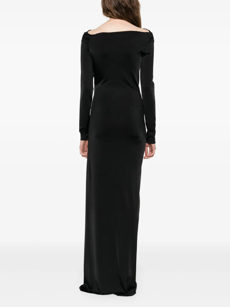 Victoria Beckham cowl-neck draped maxi dress