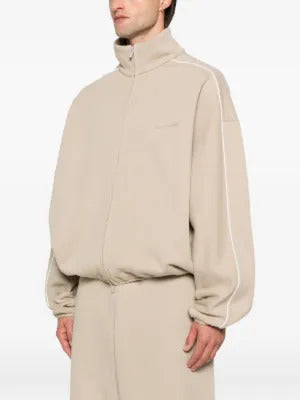 FEAR OF GOD ESSENTIALS  zip-up track-detail sweatshirt