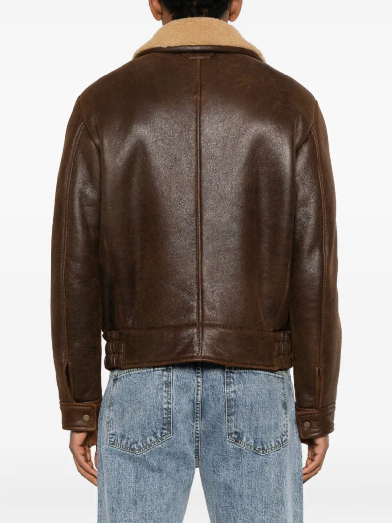 Salvatore Santoro  shearling-collar jacket