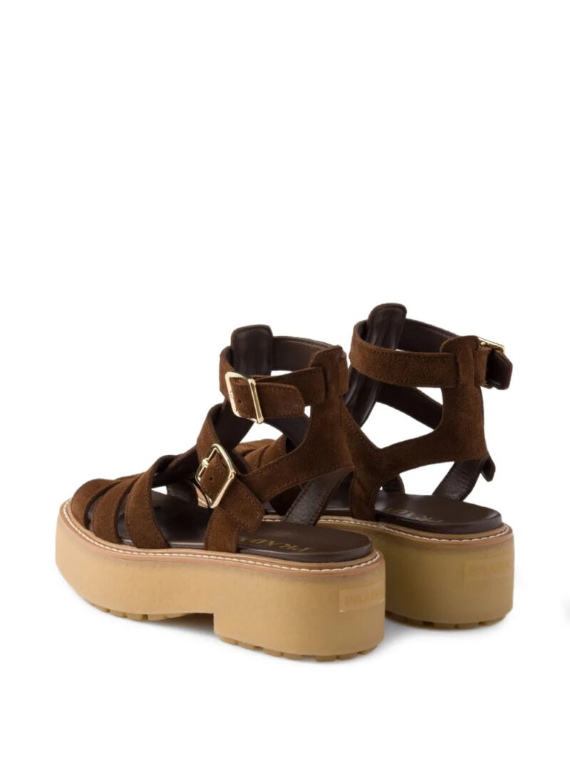 Prada  50mm buckle-strap platform sandals