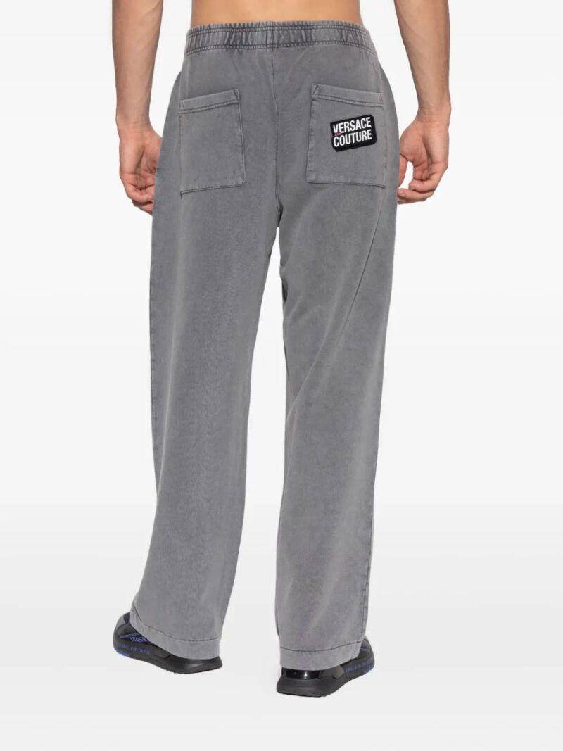 Versace Jeans Couture logo-patch elasticated trousers