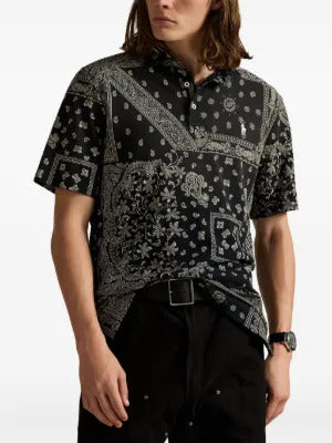 Polo Ralph Lauren  paisley-print polo shirt