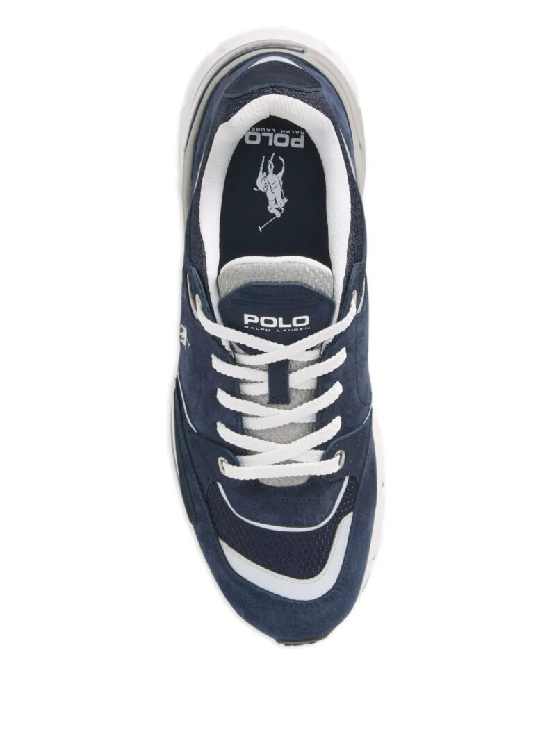 Polo Ralph Lauren  suede-panelled mesh sneakers