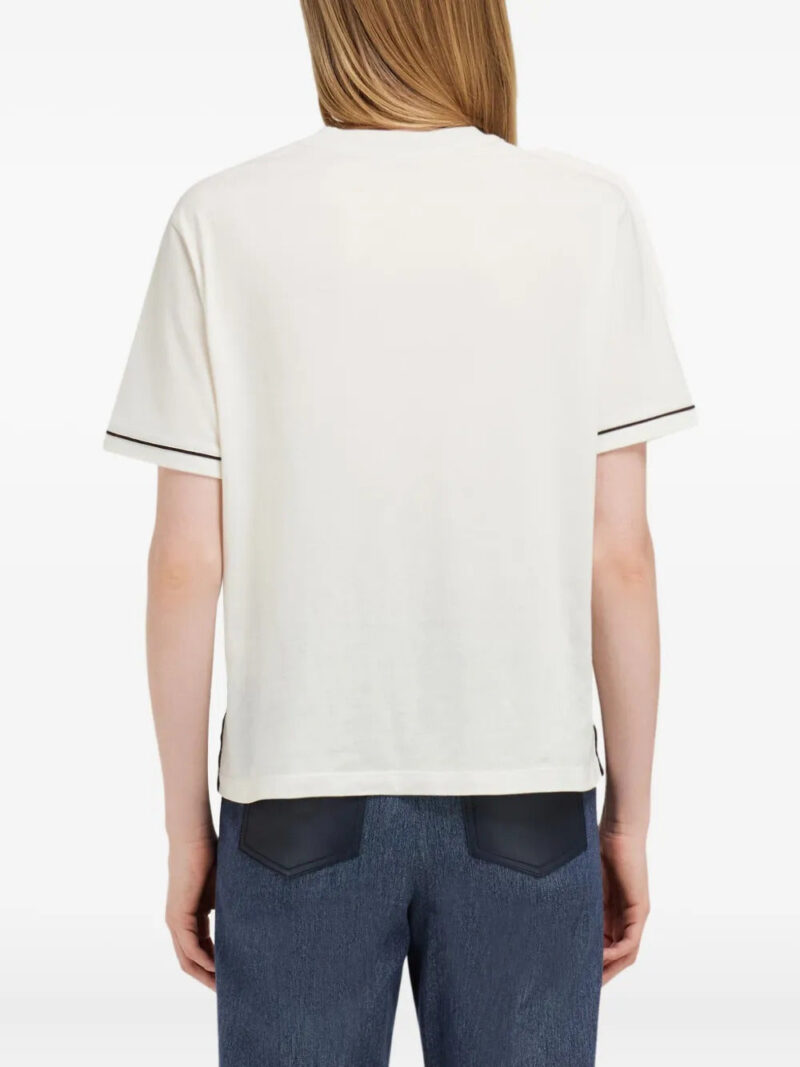 Ferragamo  contrasting-trim T-shirt