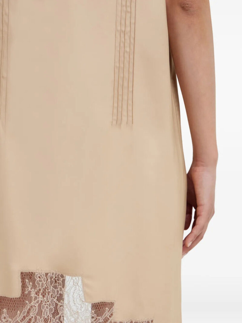 Ferragamo  lace-inserts mini dress