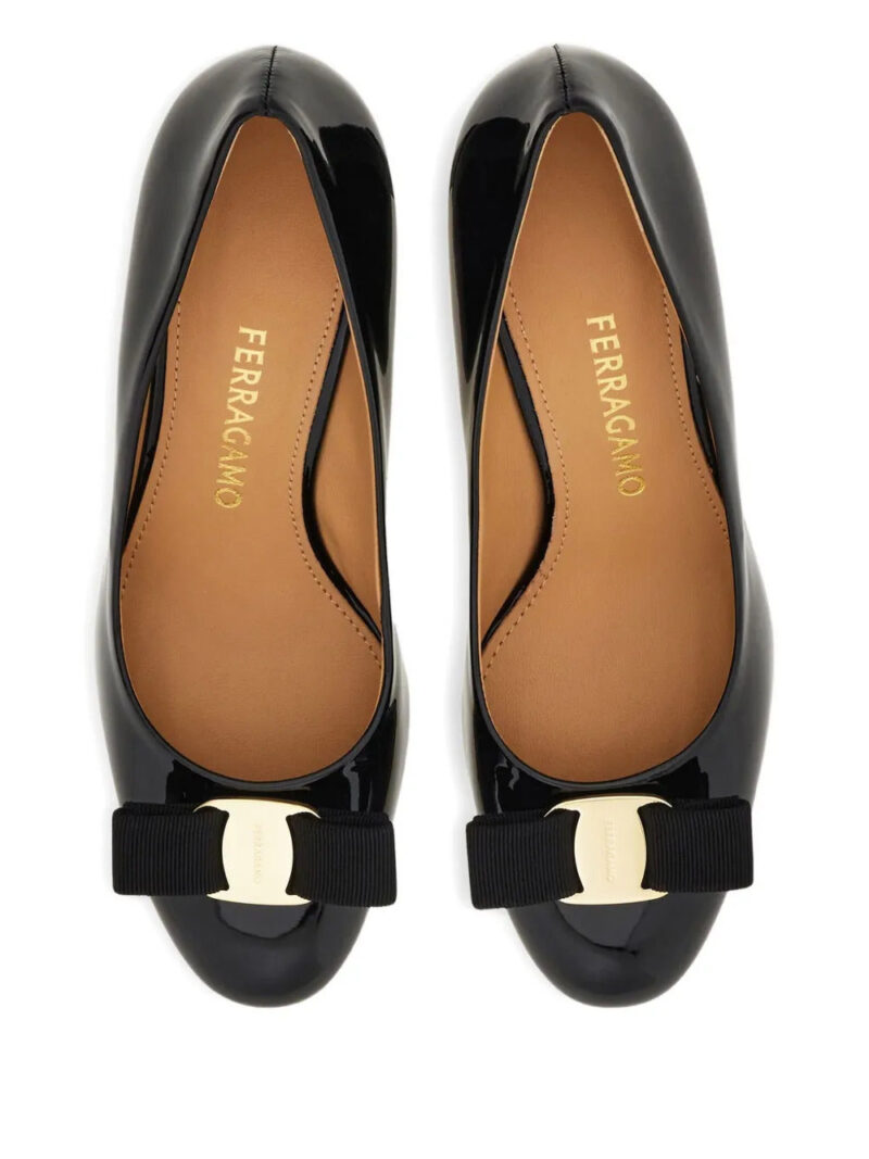 Ferragamo 70mm Vara bow-detail pumps