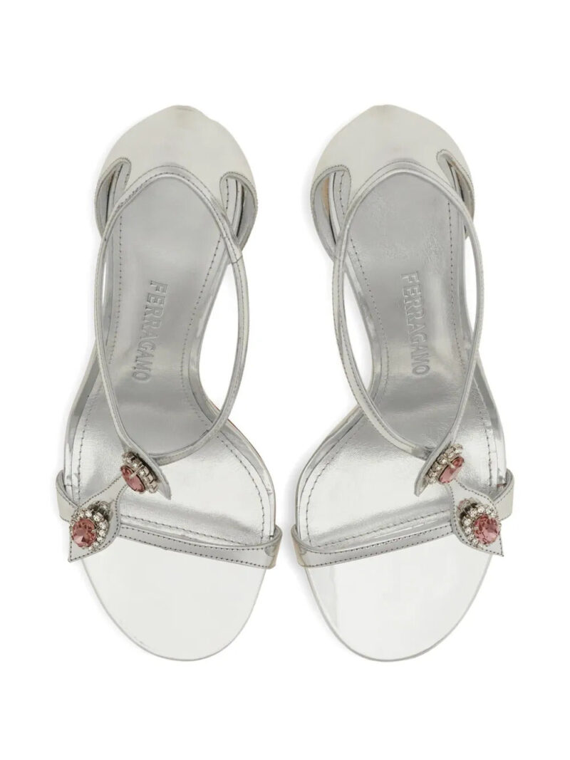 Ferragamo  90mm crystal-embellished sandals