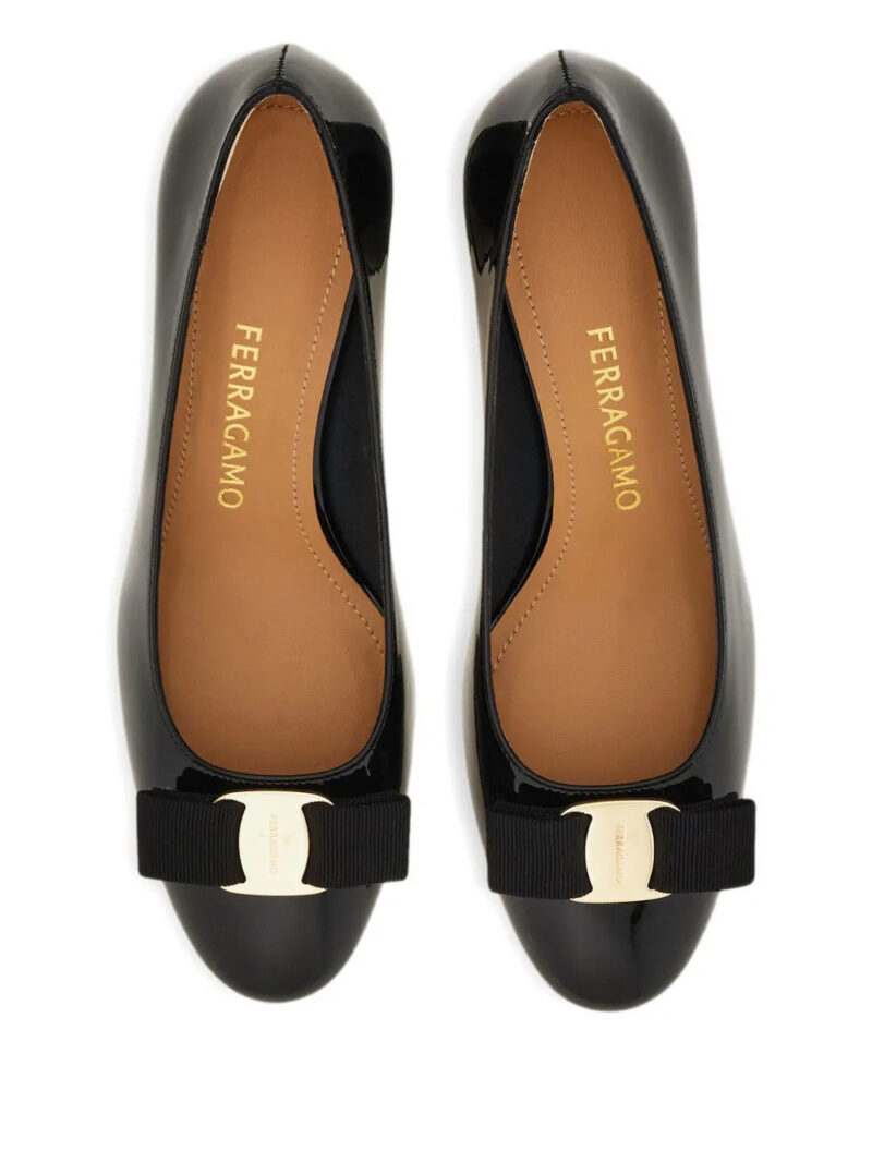 Ferragamo  50mm Vara bow-detail pumps