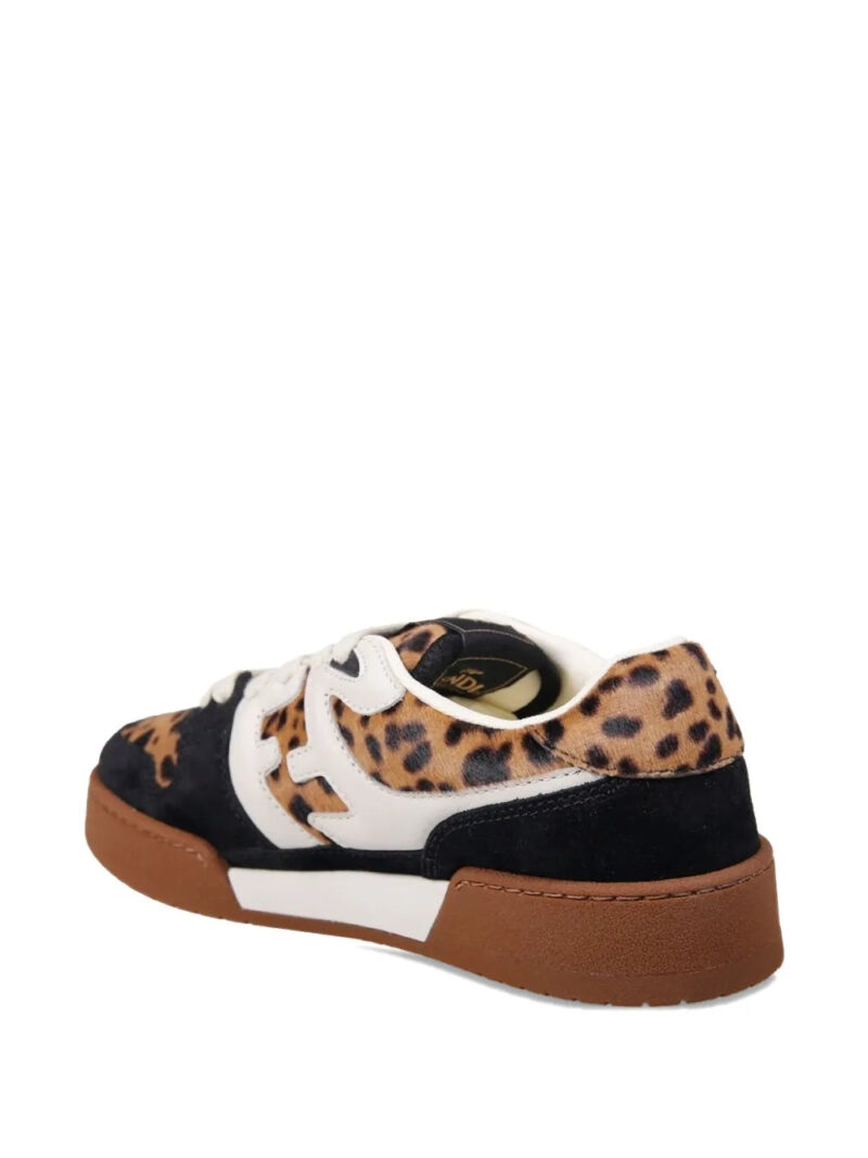 FENDI  leopard-print sneakers