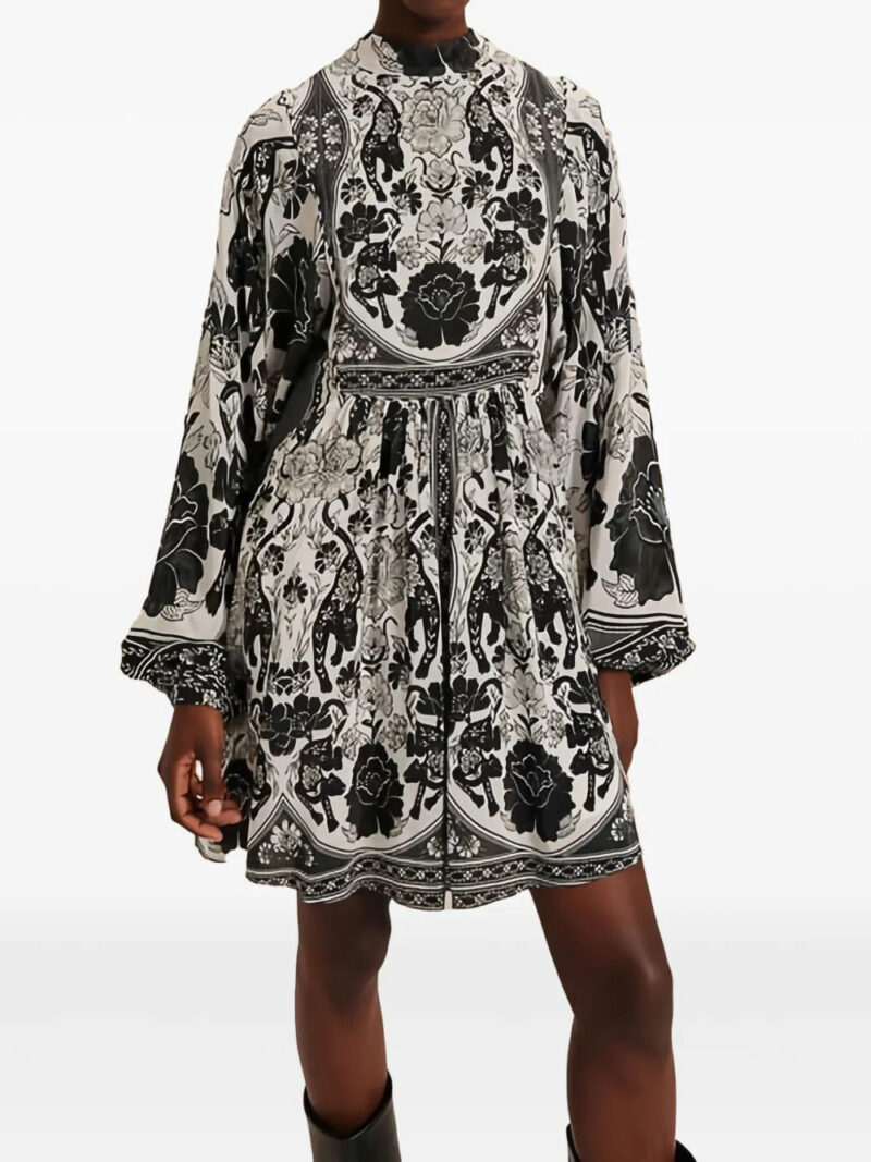 FARM Rio  floral-print mini dress