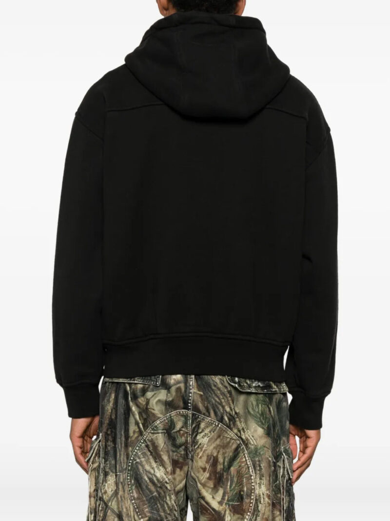 RHUDE logo-embroidered hoodie