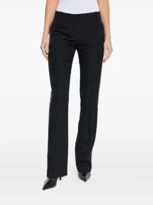 Versace studded wool trousers