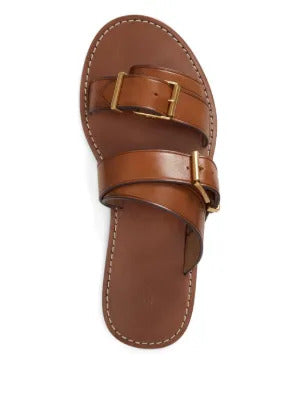 Polo Ralph Lauren  toe-strap-detail flat sandals