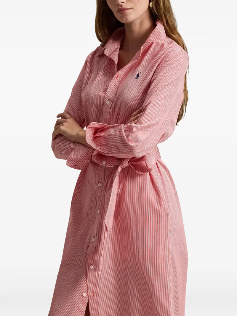 Polo Ralph Lauren striped belted midi dress