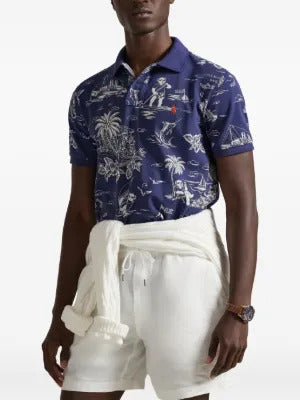 Polo Ralph Lauren  printed short-sleeve polo shirt