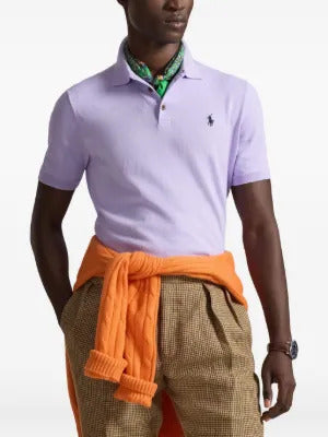 Polo Ralph Lauren  signature Polo Pony motif-embroidered polo-collar polo shirt