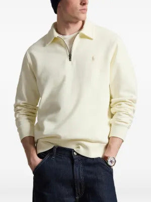 Polo Ralph Lauren  quarter-zip logo-embroidered polo shirt