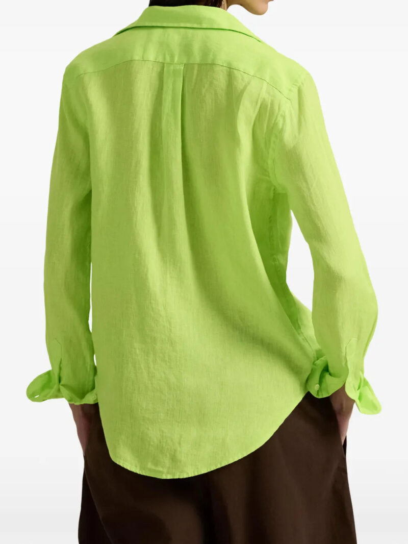 Polo Ralph Lauren  shell button embroidered pony shirt
