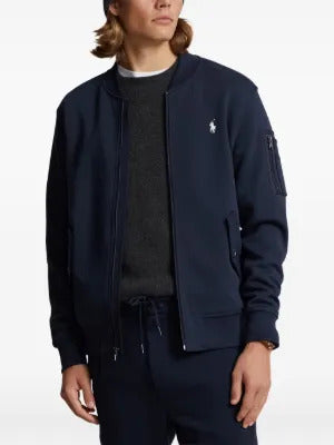 Polo Ralph Lauren  zip-up embroidered bomber-style sweatshirt