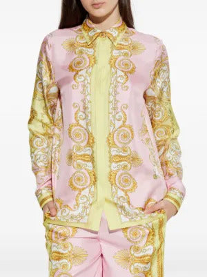 Versace Spring Barocco-print shirt