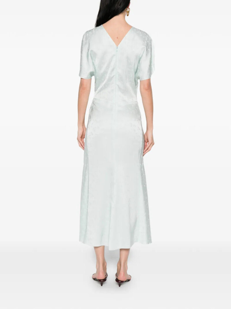 Victoria Beckham floral-pattern midi dress
