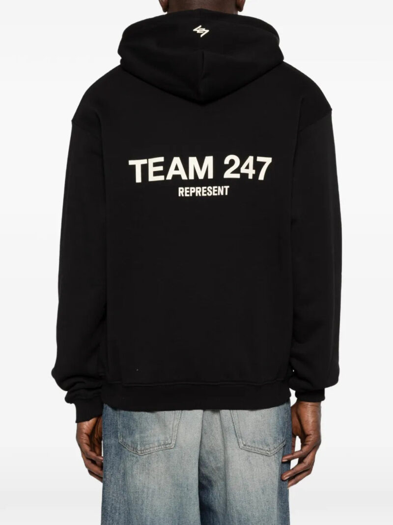 Represent logo-print hoodie