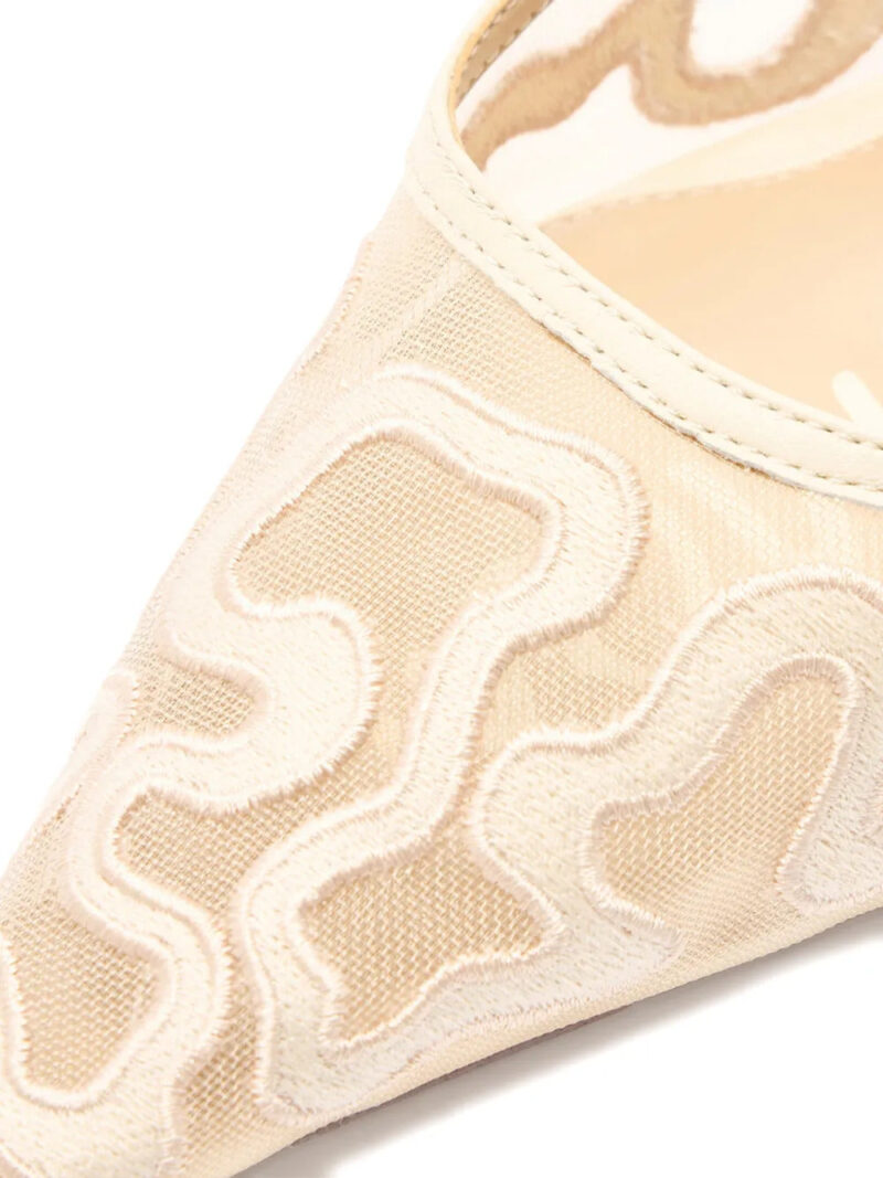 Sam Edelman  Bianka Slingback embroidered pumps