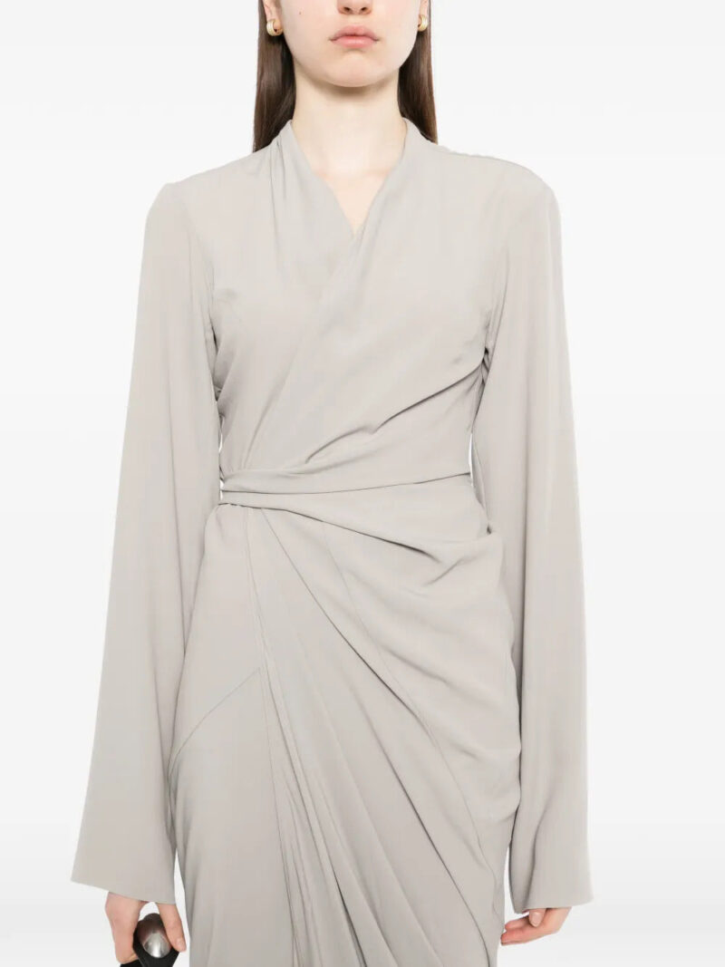 Rick Owens  wrap draped maxi dress