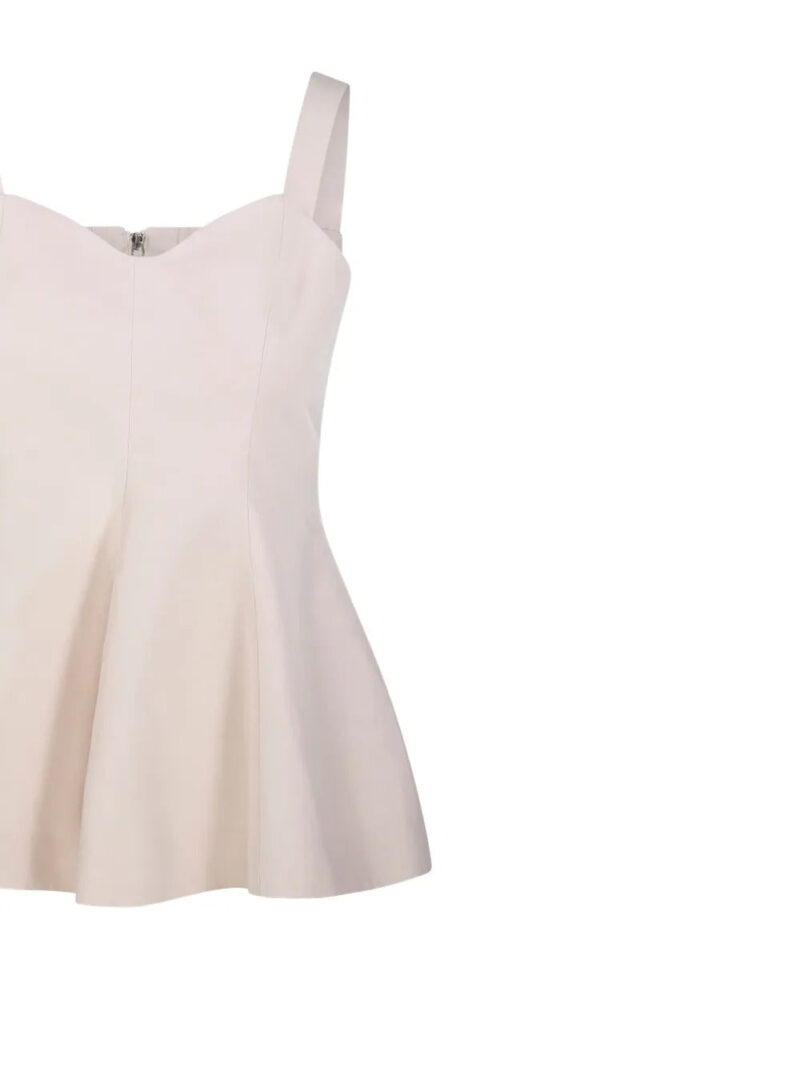 SANDBEIGE  flared straps top