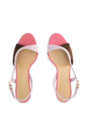 FENDI asymmetric heeled sandals